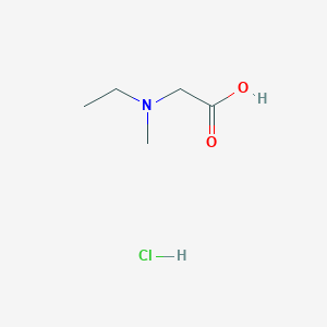 molecular formula C5H12ClNO2 B2762339 Ethyl sarcosine hydrochloride CAS No. 2248417-60-7