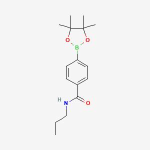 N-Propyl-4-(4,4,5,5-tetramethyl-1,3,2-dioxaborolan-2-yl)benzamide
