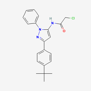 N-[3-(4-tert-butylphenyl)-1-phenyl-1H-pyrazol-5-yl]-2-chloroacetamide