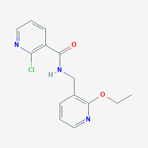 2-chloro-N-[(2-ethoxypyridin-3-yl)methyl]pyridine-3-carboxamide