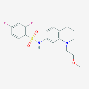 2,4-difluoro-N-(1-(2-methoxyethyl)-1,2,3,4-tetrahydroquinolin-7-yl)benzenesulfonamide