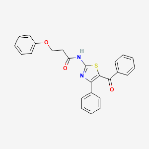 N-(5-benzoyl-4-phenyl-1,3-thiazol-2-yl)-3-phenoxypropanamide