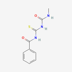 molecular formula C10H11N3O2S B2762410 N-{[(methylcarbamoyl)amino]methanethioyl}benzamide CAS No. 138712-70-6