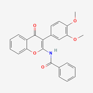 N-[3-(3,4-dimethoxyphenyl)-4-oxo-4H-chromen-2-yl]benzamide