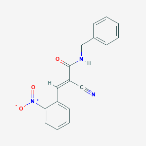 (E)-N-Benzyl-2-cyano-3-(2-nitro-phenyl)-acrylamide