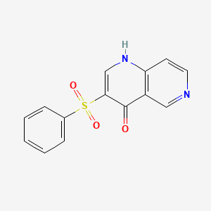 3-(phenylsulfonyl)-1,6-naphthyridin-4(1H)-one