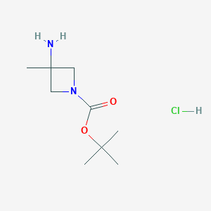 Tert-butyl 3-amino-3-methylazetidine-1-carboxylate hydrochloride
