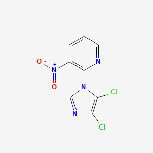B2762447 2-(4,5-dichloro-1H-imidazol-1-yl)-3-nitropyridine CAS No. 649662-62-4