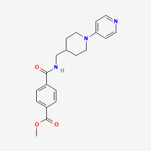 Methyl 4-(((1-(pyridin-4-yl)piperidin-4-yl)methyl)carbamoyl)benzoate