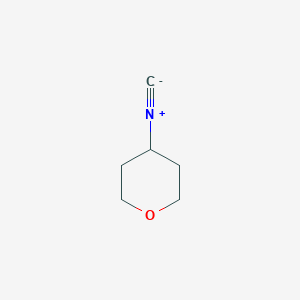 molecular formula C6H9NO B2762470 4-Isocyanooxane CAS No. 1000699-00-2