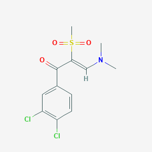 1-(3,4-Dichlorophenyl)-3-(dimethylamino)-2-(methylsulfonyl)-2-propen-1-one