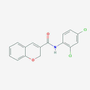 molecular formula C16H11Cl2NO2 B2762502 N-(2,4-dichlorophenyl)-2H-chromene-3-carboxamide CAS No. 338760-94-4