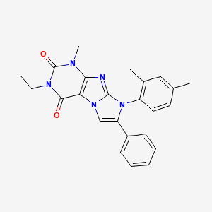 6-(2,4-Dimethylphenyl)-2-ethyl-4-methyl-7-phenylpurino[7,8-a]imidazole-1,3-dione