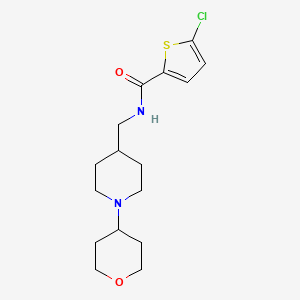 5-chloro-N-((1-(tetrahydro-2H-pyran-4-yl)piperidin-4-yl)methyl)thiophene-2-carboxamide