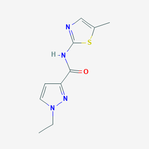 1-ethyl-N-(5-methylthiazol-2-yl)-1H-pyrazole-3-carboxamide