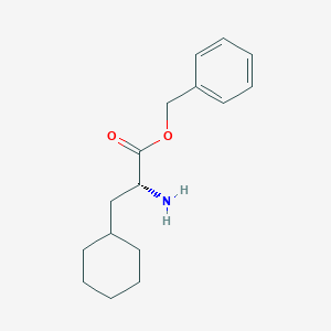 molecular formula C16H23NO2 B2762759 benzyl (2R)-2-amino-3-cyclohexylpropanoate;hydrochloride CAS No. 266690-58-8