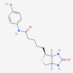 molecular formula C16H21N3O3S B2762796 Biotin-4-aminophenol 