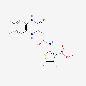molecular formula C21H25N3O4S B2762823 NMDI14 