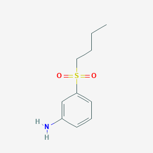 molecular formula C10H15NO2S B2762882 3-(Butane-1-sulfonyl)aniline CAS No. 776247-30-4
