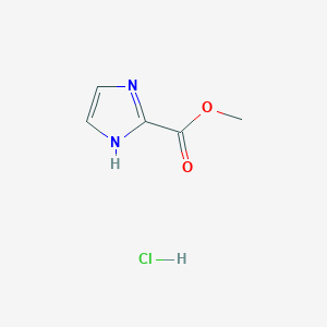 molecular formula C5H7ClN2O2 B2762946 methyl 1H-imidazole-2-carboxylate hydrochloride CAS No. 2060006-00-8