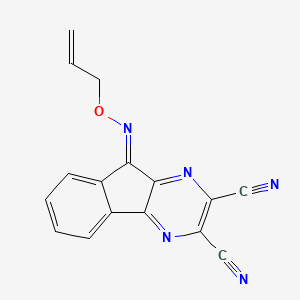 molecular formula C16H9N5O B2762950 DUB-IN-3 