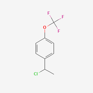 B2762972 1-(1-Chloroethyl)-4-(trifluoromethoxy)benzene CAS No. 306296-69-5