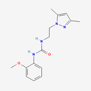 1-(2-(3,5-dimethyl-1H-pyrazol-1-yl)ethyl)-3-(2-methoxyphenyl)urea