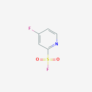 molecular formula C5H3F2NO2S B2763228 4-Fluoropyridine-2-sulfonyl fluoride CAS No. 2193067-76-2