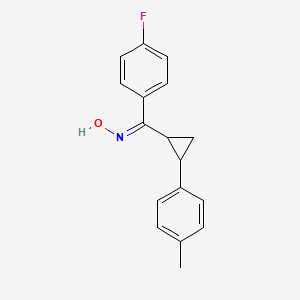 (4-Fluorophenyl)[2-(4-methylphenyl)cyclopropyl]methanone oxime