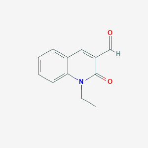 molecular formula C12H11NO2 B2763255 1-Ethyl-2-oxo-1,2-dihydroquinoline-3-carbaldehyde CAS No. 74598-91-7