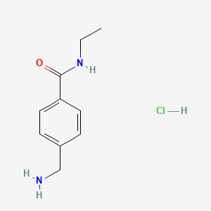 B2763286 4-(aminomethyl)-N-ethylbenzamide hydrochloride CAS No. 610799-50-3