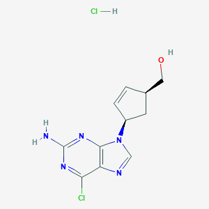 (1S,4R)-4-(2-Amino-6-chloro-9H-purin-9-yl)-2-cyclopentene-1-methanol Hydrochloride