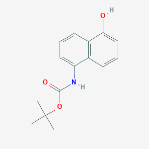 molecular formula C15H17NO3 B2763477 tert-Butyl (5-hydroxynaphthalen-1-yl)carbamate CAS No. 848086-82-8