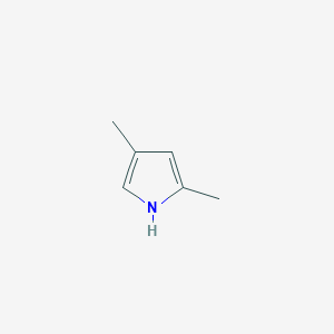 molecular formula C6H9N B027635 2,4-Dimethyl-1H-pyrrole CAS No. 625-82-1