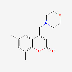 6,8-Dimethyl-4-(morpholin-4-ylmethyl)chromen-2-one
