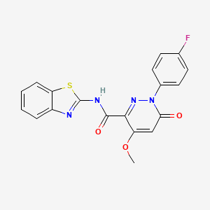 N-(benzo[d]thiazol-2-yl)-1-(4-fluorophenyl)-4-methoxy-6-oxo-1,6-dihydropyridazine-3-carboxamide