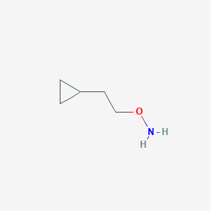 molecular formula C5H11NO B2763694 O-(2-cyclopropylethyl)hydroxylamine CAS No. 854383-24-7