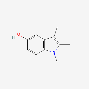 molecular formula C11H13NO B2763870 1,2,3-trimethyl-1H-indol-5-ol CAS No. 858193-54-1