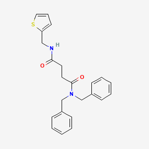 molecular formula C23H24N2O2S B2763877 N~1~,N~1~-dibenzyl-N~4~-(2-thienylmethyl)succinamide CAS No. 297149-74-7