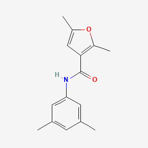 molecular formula C15H17NO2 B2763958 N-(3,5-dimethylphenyl)-2,5-dimethylfuran-3-carboxamide CAS No. 444937-64-8