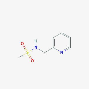 molecular formula C7H10N2O2S B2763966 N-(pyridin-2-ylmethyl)methanesulfonamide CAS No. 74351-44-3