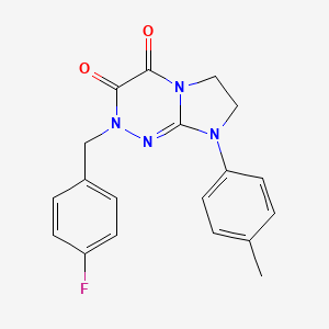 2-(4-fluorobenzyl)-8-(p-tolyl)-7,8-dihydroimidazo[2,1-c][1,2,4]triazine-3,4(2H,6H)-dione
