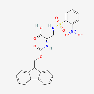 (2S)-2-(9H-Fluorene-9-ylmethoxycarbonylamino)-3-(2-nitrophenylsulfonylamino)propionic acid