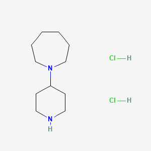 molecular formula C11H24Cl2N2 B2764019 1-Piperidin-4-yl-azepane dihydrochloride CAS No. 436099-86-4; 871112-73-1