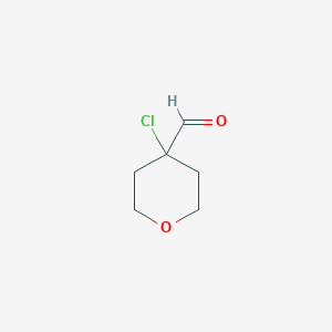 4-Chlorooxane-4-carbaldehyde