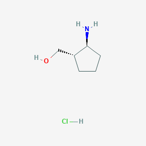 [(1S,2S)-2-Aminocyclopentyl]methanol;hydrochloride
