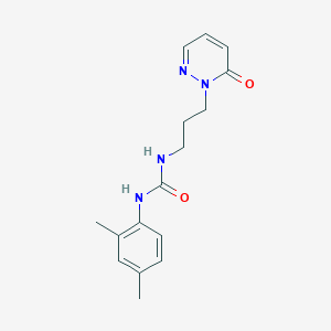 1-(2,4-dimethylphenyl)-3-(3-(6-oxopyridazin-1(6H)-yl)propyl)urea