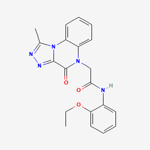 N-(2-ethoxyphenyl)-2-(1-methyl-4-oxo-[1,2,4]triazolo[4,3-a]quinoxalin-5(4H)-yl)acetamide