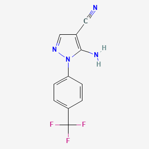 molecular formula C11H7F3N4 B2764203 Xanthine oxidase-IN-14 