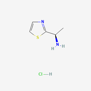 B2764318 (R)-1-(thiazol-2-yl)ethanamine hydrochloride CAS No. 1427063-33-9; 623143-43-1